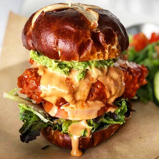 The Buffalo Burger.